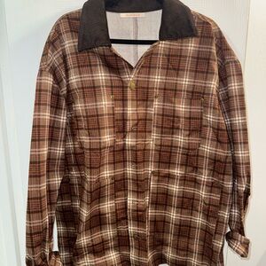 Brown Plaid Jacket